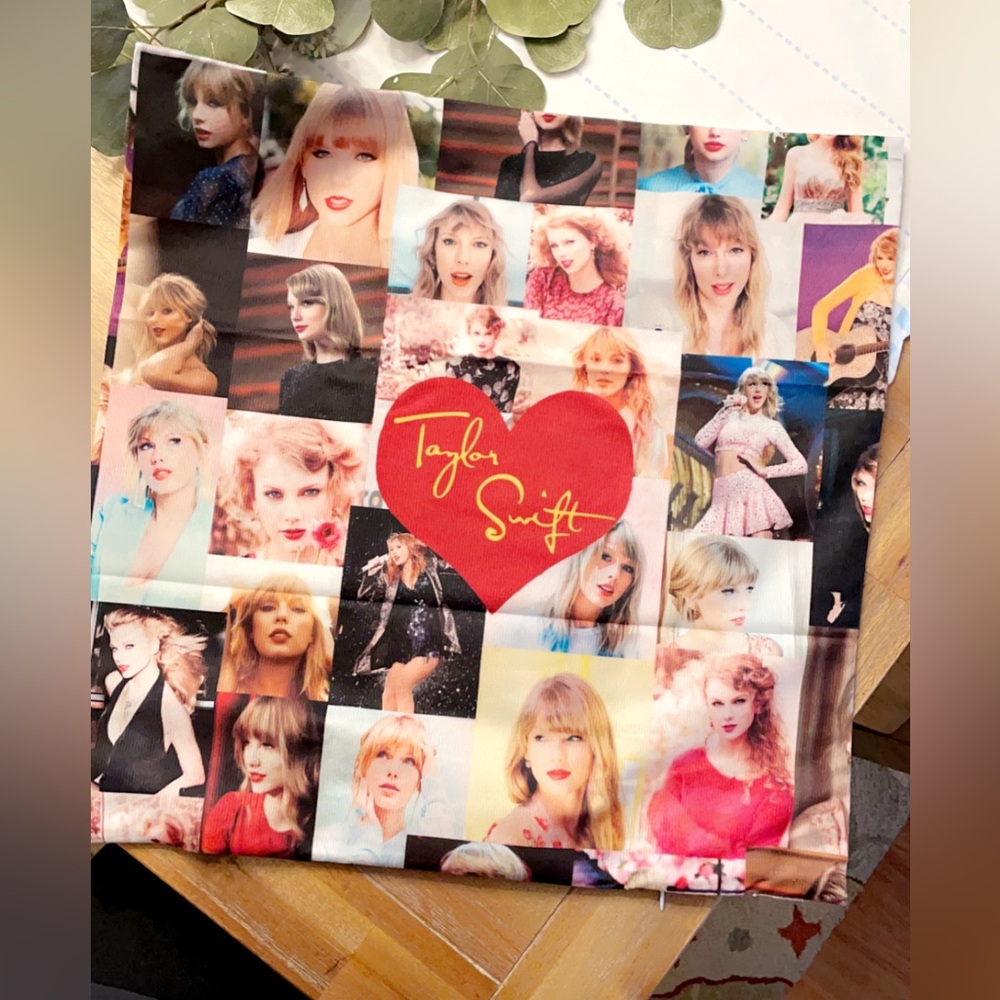 Taylor Swift Collage Pillow Cover